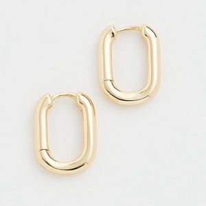 Shashi 18k Vermeil Gold Cosmo Huggies